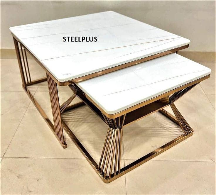 corner table-nesting table-coffee table- center table-3 pair of table 2
