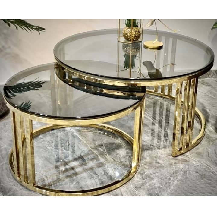 corner table-nesting table-coffee table- center table-3 pair of table 19