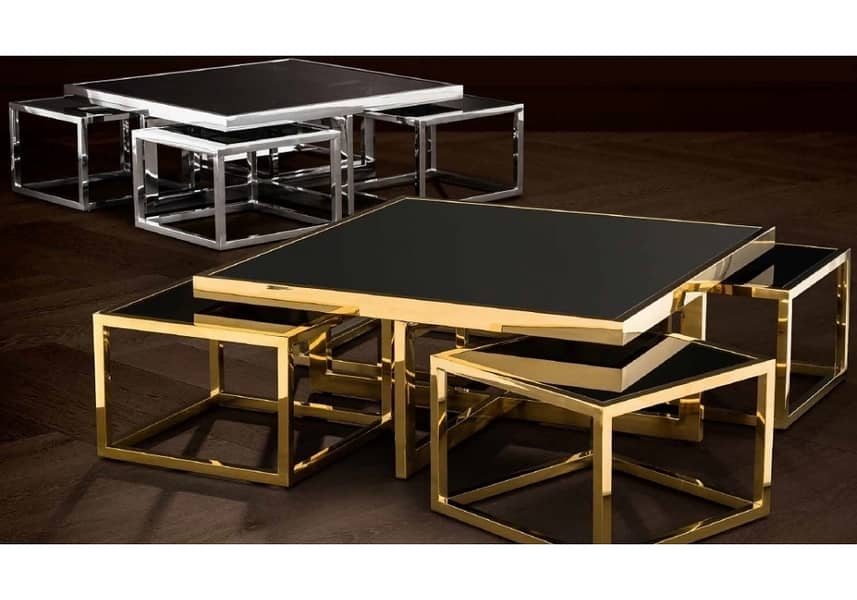 corner table-nesting table-coffee table- center table-3 pair of table 5