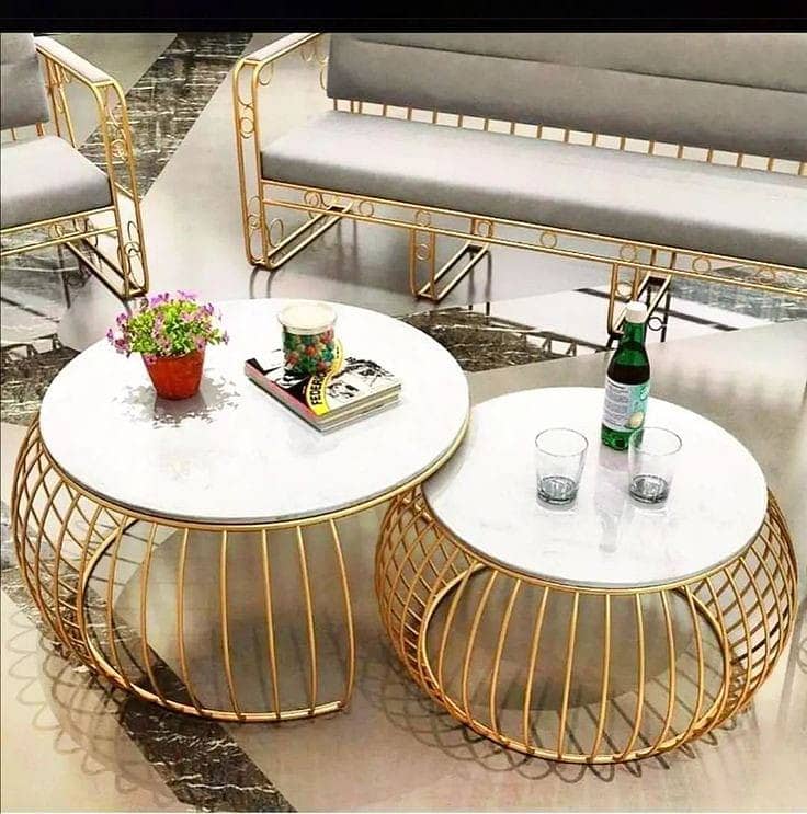 corner table-nesting table-coffee table- center table-3 pair of table 8