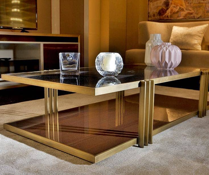 corner table-nesting table-coffee table- center table-3 pair of table 13