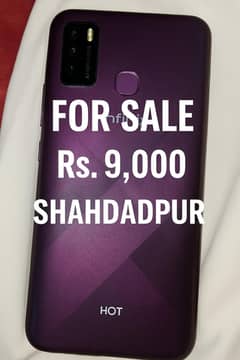  Infinix Hot 9 Play – 4/64 GB –with Box – For Sale