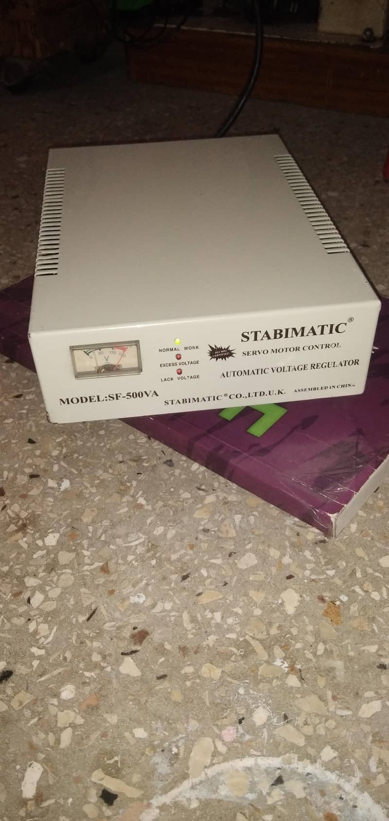 Stabilizer stabimatic servo motor control model sf500va 0