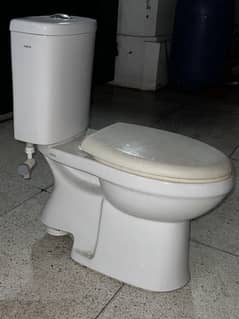 Old Toilet seat and basen