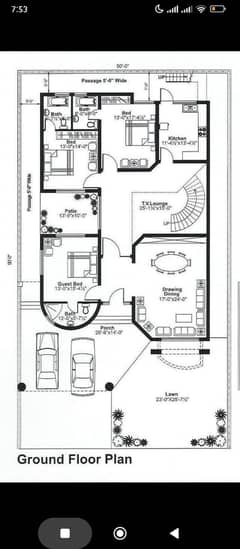 2D Map | 3D Front | Structure Drawings | Full House Plan