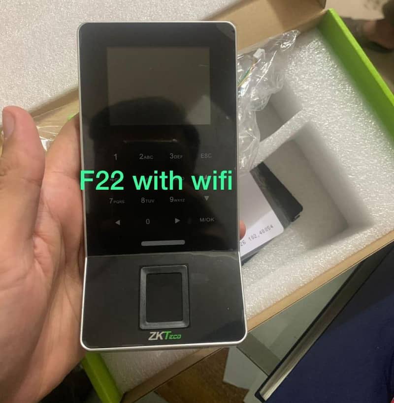 Zkteco Attendence machine and Access control remote mobile door lock 1