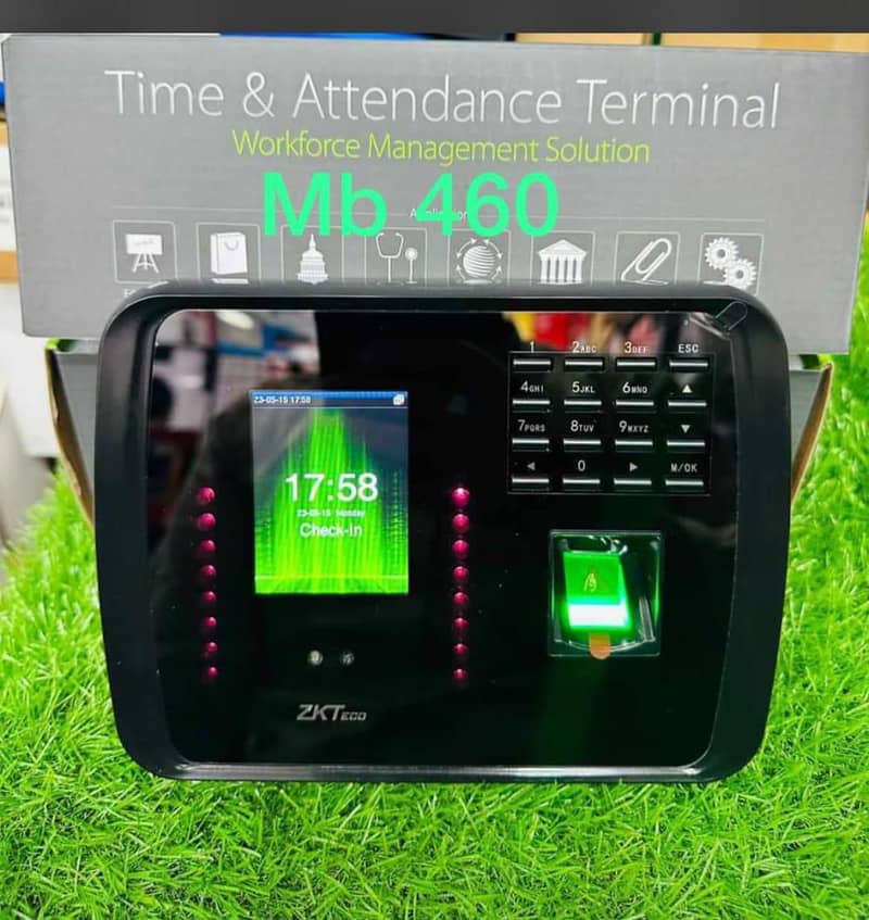 Zkteco Attendence machine and Access control remote mobile door lock 4