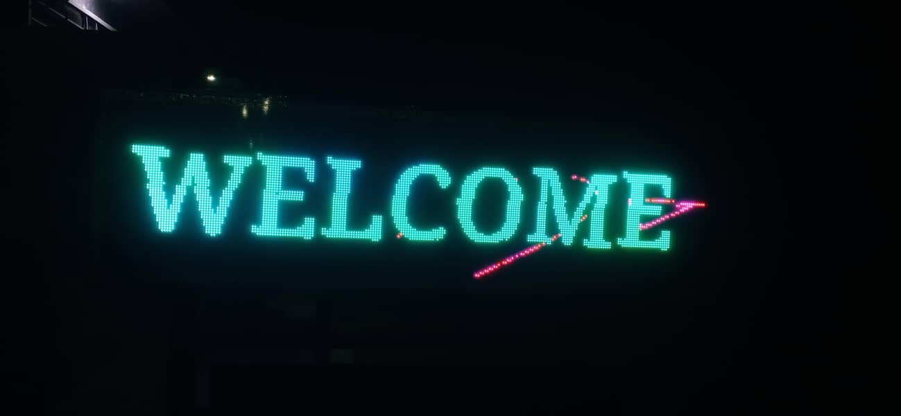 Multi color led Display Sign Board , Text Moving Screen 2