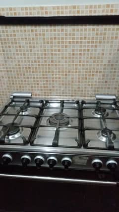 JTC 5-Burner Stainless Steel Cooking Range