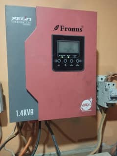 frouns 1.4 KW inverter with 2  320 soler plate wire and stand