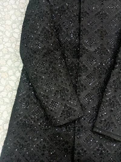 Blcak Sherwani #groom #wedding #turan #groom #dress #black #sherwani