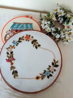 flowers design wall hanging