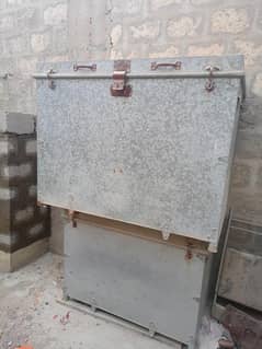 2 iron storage box . . (2 pati  hain good condition mein)