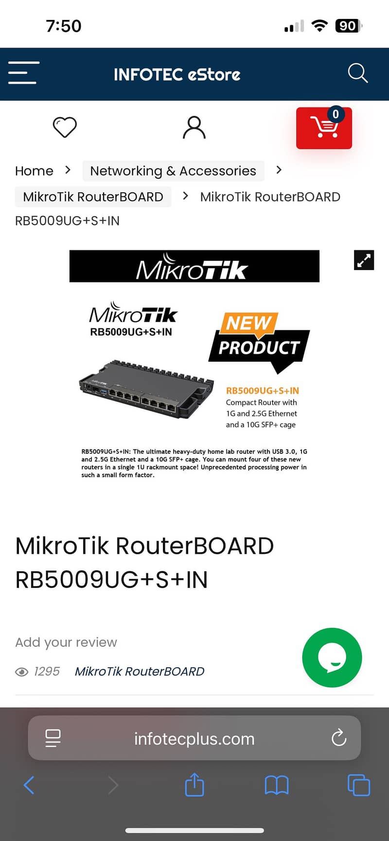 MikroTik RB5009 Router Board 3