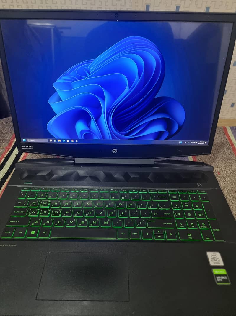 HP pavilion gaming 17  i7 10th gen gtx 1650ti gddr 6 2