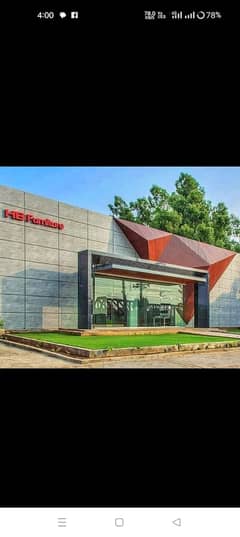 Main Double road Office + Double hegith warehouse + Factory (For rent