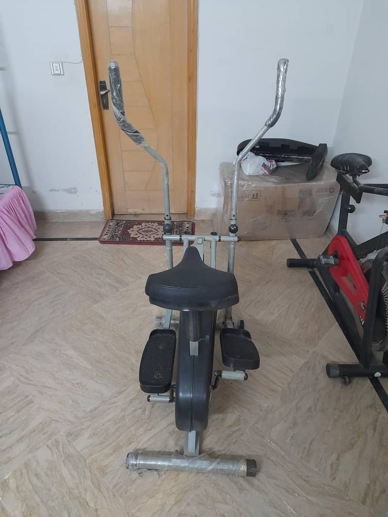 Air bike Elliptical Exercise Cycle Gym Fitness Treadmill Machine 0