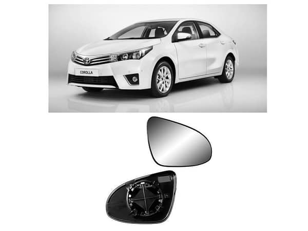 Left Side Reflective Glass for 2014-2017 Toyota Corolla Mirror