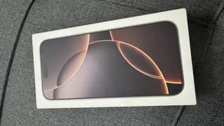 Iphone 16 pro max jv 256Gb just box open