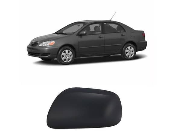 Right Black Side Mirror Cover for 2002 Toyota Corolla