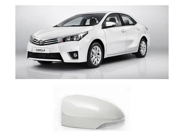 Right White Side Mirror Cover for 2015 Toyota Corolla