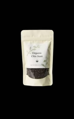 Organic Chia Seeds in the kitchen appliances