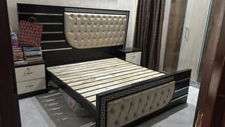 Wooden bed