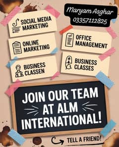 We are hiring staff for office work online work and home base work.