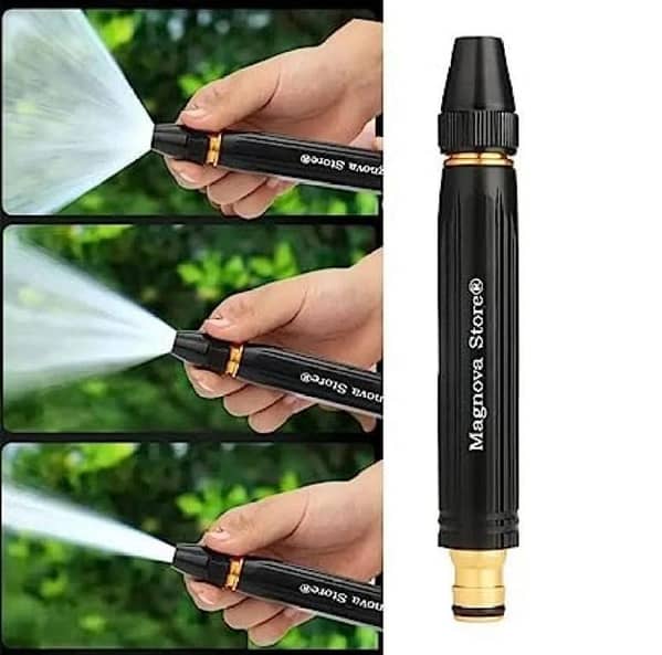 High Pressure Power Washer Spray for Car Wash, Garden, and Home Cleaning | Multi-Function Water Hose Nozzle with Adjustable Spray | Heavy-Duty Water for Irrigation, Lawn Care, Vehicle Cleaning, Patio, Windows, Outdoor Use | Garden Tools Attachment