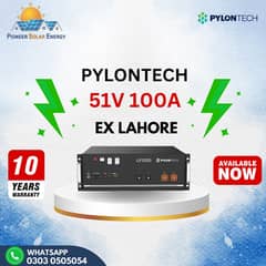 PYLONTECH UF5000 51V 100A LITHIUM ION PHOSPHATE BATTERY