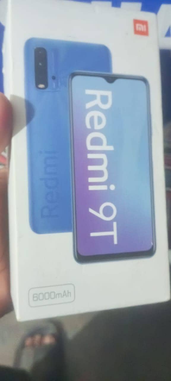 Redmi 9T 4+2/128 with box original condition mobile 10/10 7