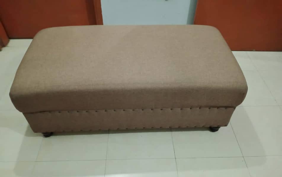 rectangular bench backless sofa 1