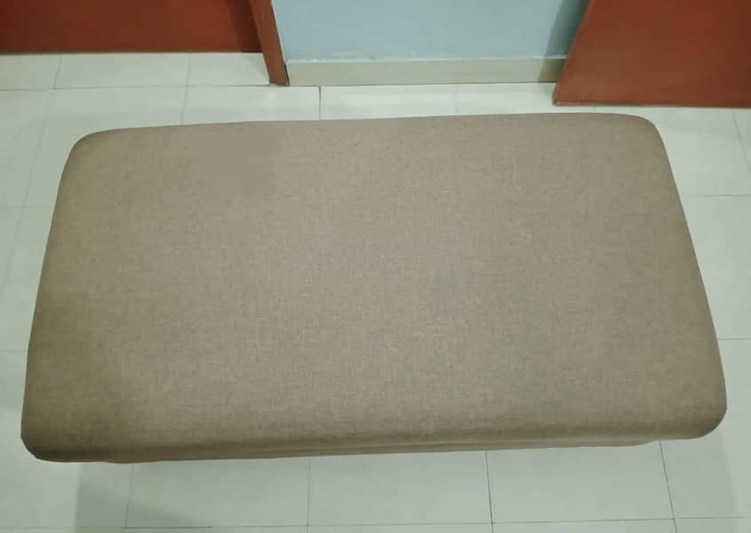 rectangular bench backless sofa 2