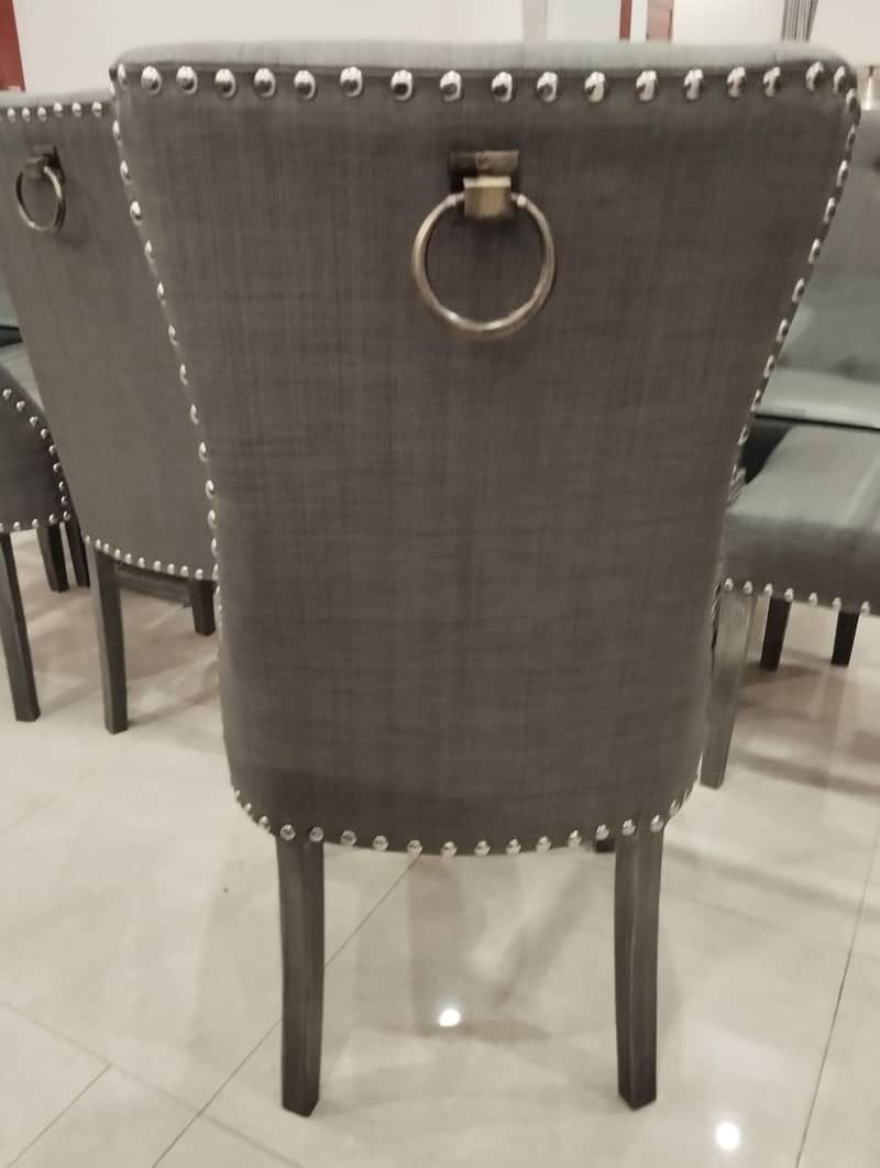 Modern 8 Seater Dining Set with Side Console 2