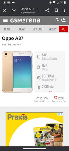 oppo A37