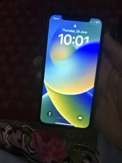 i phone x pta approve panal led and back crack 64 fb stroge