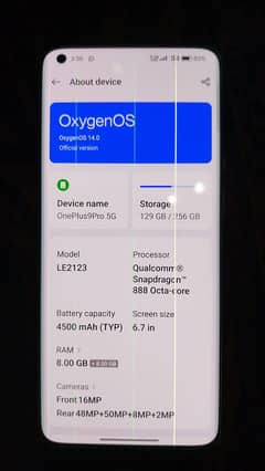 OnePlus 9 pro 256)GB exchange possible