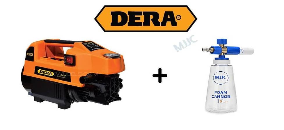 DERA DK-K2 Pressure Washer 150BAR with MJJC S V3.0 Foam Cannon - 100% Copper Construction