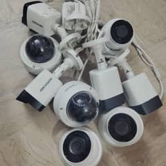 hikvision IP camera and analog camera with dvr