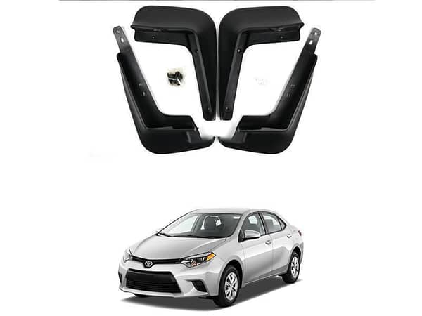 Mud Flap Set for Toyota Corolla 2014-2017 - Includes 4 Pieces