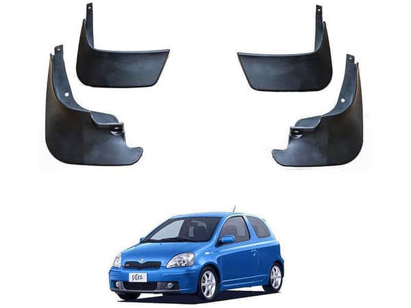 Mud Flap Set for Toyota Vitz (1998-2005) - Includes 4 Pieces