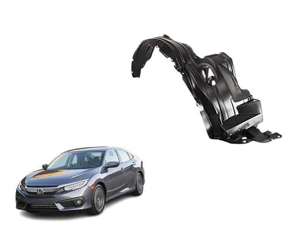 Left Fender Shield for 2016-2021 Honda Civic - Imported