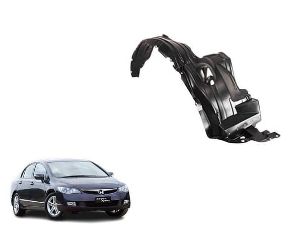 Right-Hand Fender Shield for Honda Civic (2007-2012) - Imported