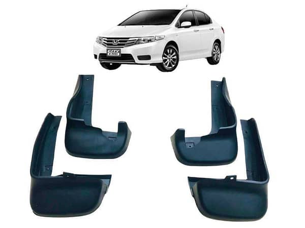 OEM Black Mud Flap Set for Honda City - 4 Piece Set
