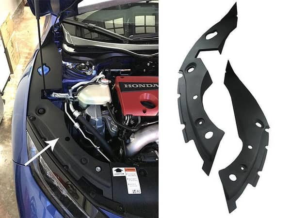 Engine Cover Fender Insulator for Honda Civic 2016-2022