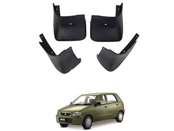 Mud Flap Set for Suzuki Alto VXR (2000-2012) - 4 Pieces
