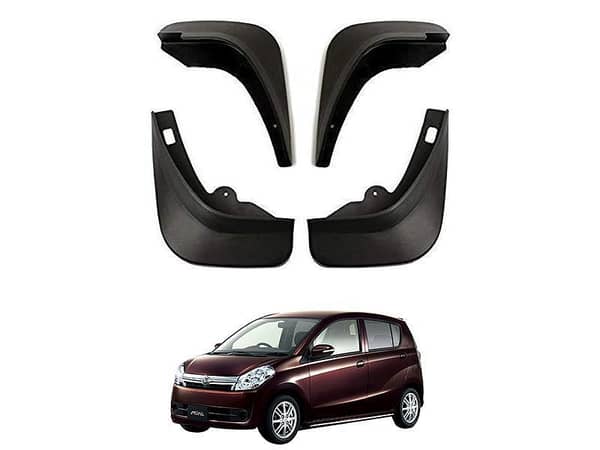 Mud Flap Set for Daihatsu Mira (2006-2017) - 4 Pieces