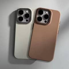 iphone 15 pro max Cover Luxury Leather Feel With Smart Sleek Look