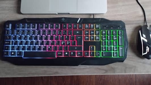 DELTA CO GAMING- KEYBOARD-WITH GAMING MOUSE-FULL FUNCTIONING