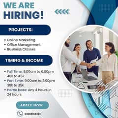 *Office work for male , ,female and students.